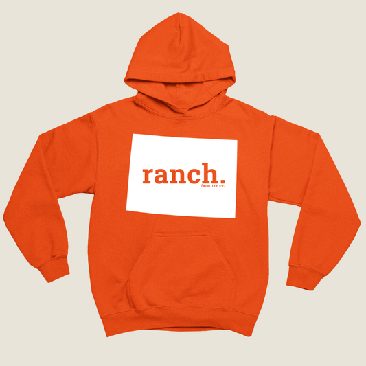 Colorado RANCH Safety Orange Hoodie
