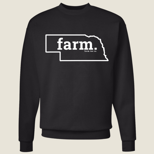 Nebraska FARM Puff Sweatshirt