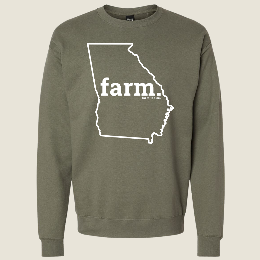 Georgia FARM Puff Sweatshirt – Farm Tee Company
