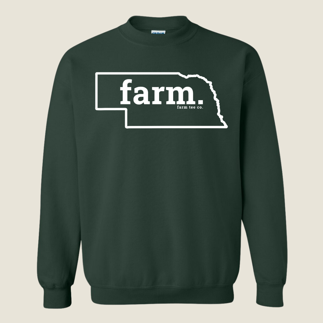 Nebraska FARM Puff Sweatshirt