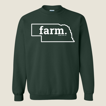 Nebraska FARM Puff Sweatshirt