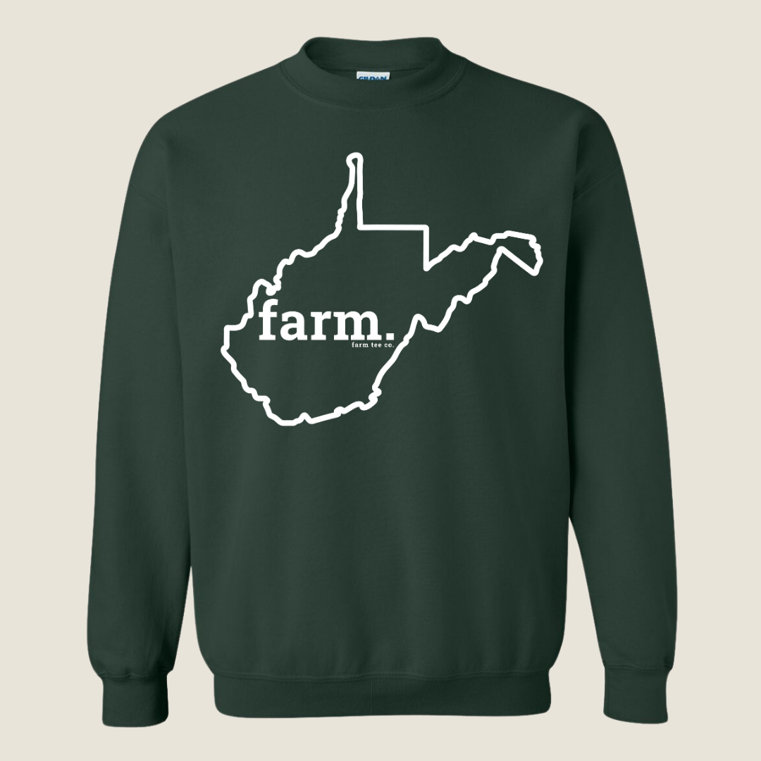 West Virginia FARM Puff Sweatshirt