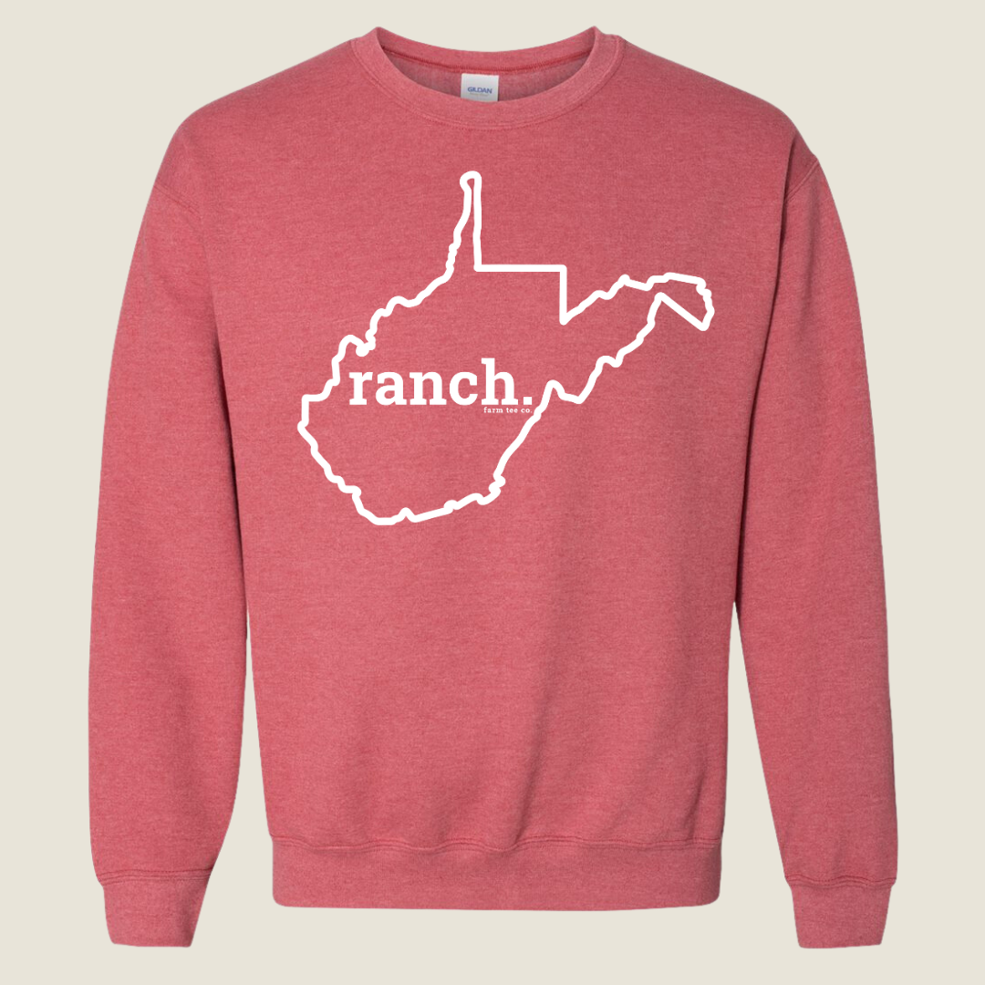 West Virginia RANCH Puff Sweatshirt