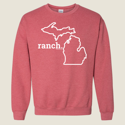 Michigan RANCH Puff Sweatshirt