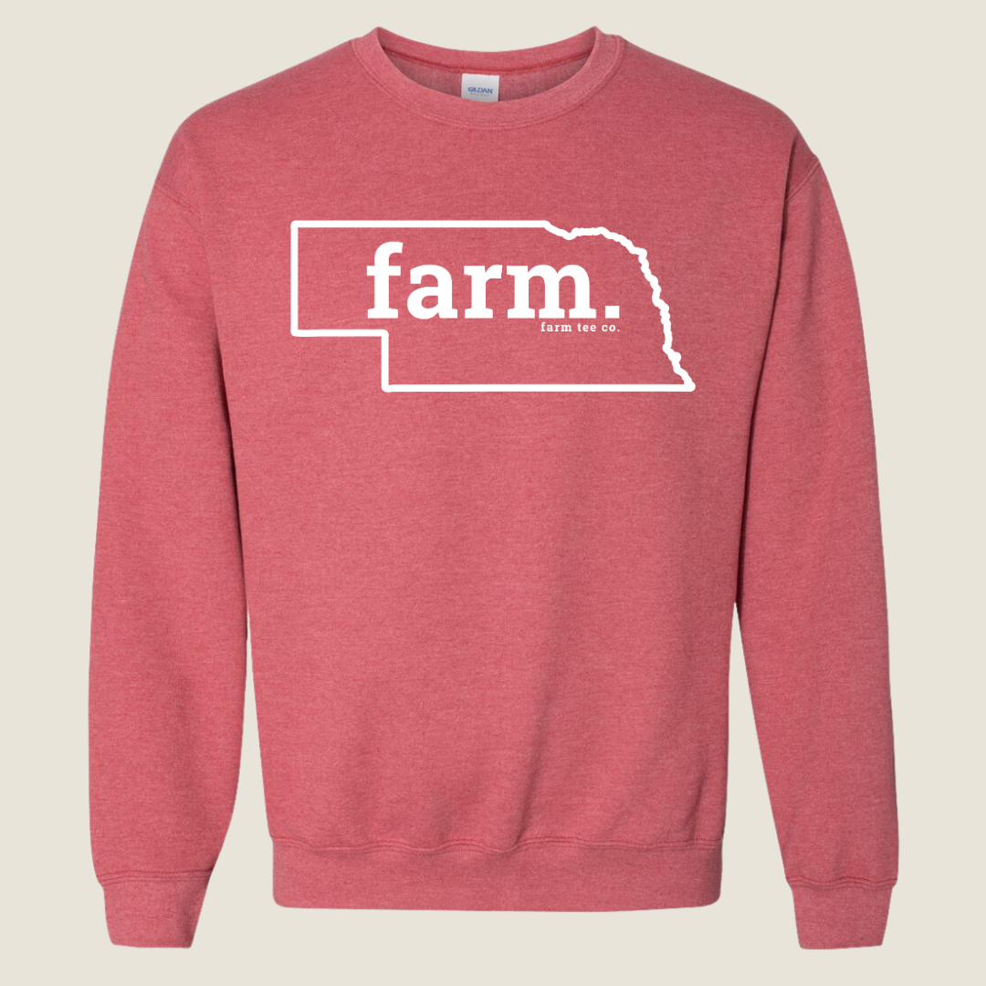 Nebraska FARM Puff Sweatshirt