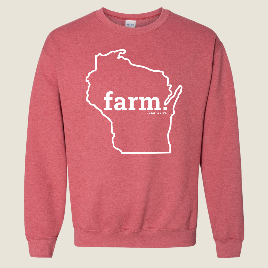 Wisconsin FARM Puff Sweatshirt