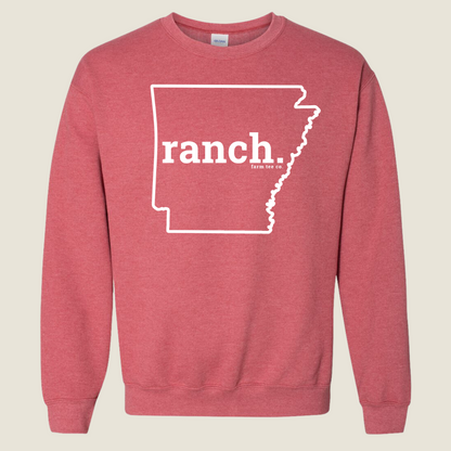 Arkansas RANCH Puff Sweatshirt
