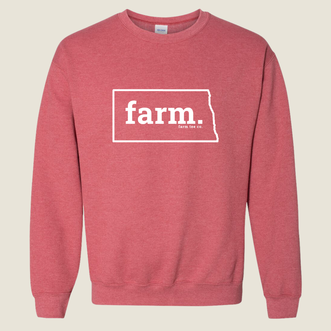 North Dakota FARM Puff Sweatshirt