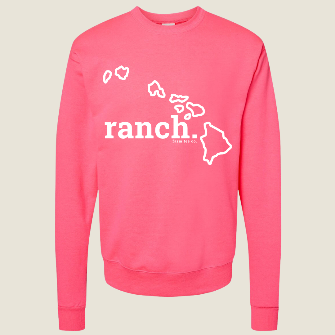 Hawaii RANCH Puff Sweatshirt