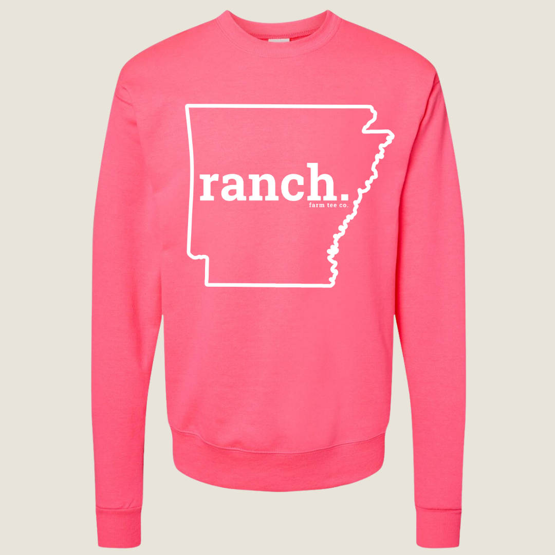 Arkansas RANCH Puff Sweatshirt