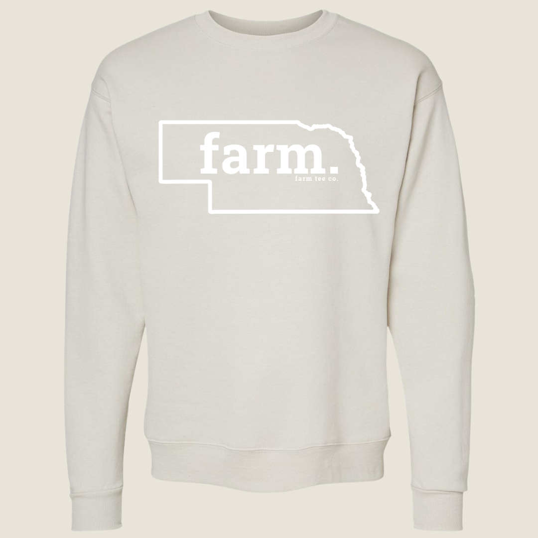 Nebraska FARM Puff Sweatshirt