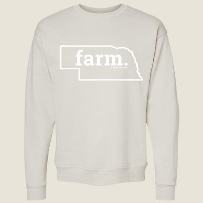 Nebraska FARM Puff Sweatshirt