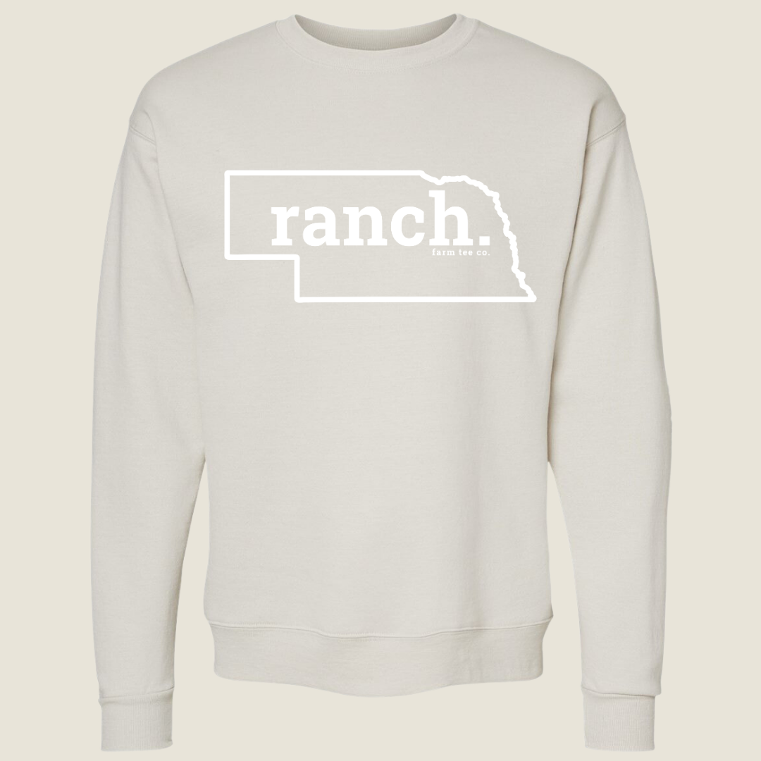 Nebraska RANCH Puff Sweatshirt