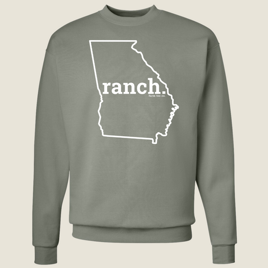 Georgia RANCH Puff Sweatshirt