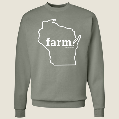 Wisconsin FARM Puff Sweatshirt