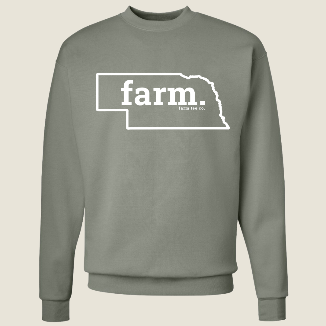 Nebraska FARM Puff Sweatshirt