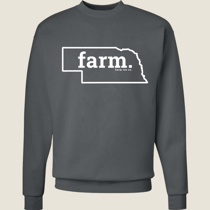 Nebraska FARM Puff Sweatshirt