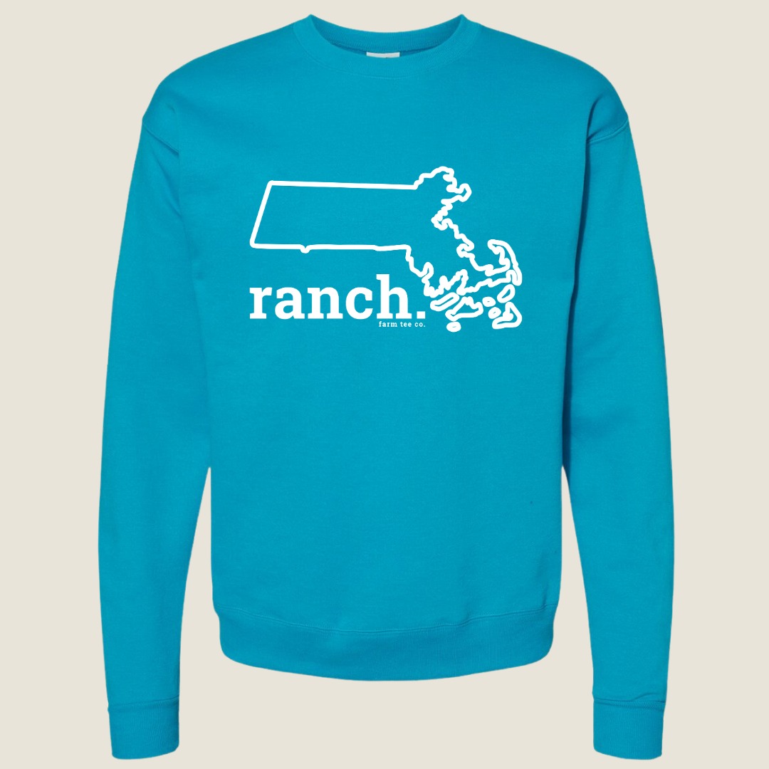 Massachusetts RANCH Puff Sweatshirt