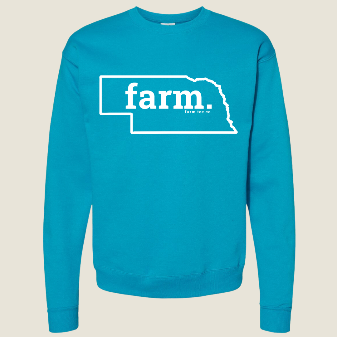 Nebraska FARM Puff Sweatshirt