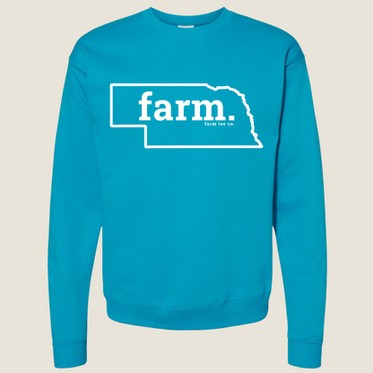 Nebraska FARM Puff Sweatshirt