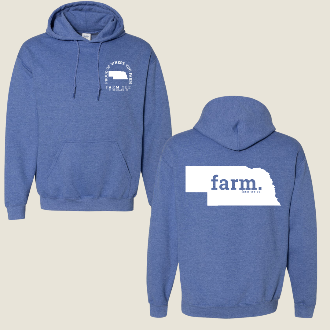 Nebraska FARM Casual Hoodie