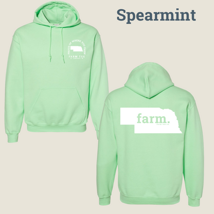 Nebraska FARM Casual Hoodie