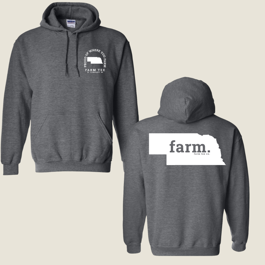 Nebraska FARM Casual Hoodie