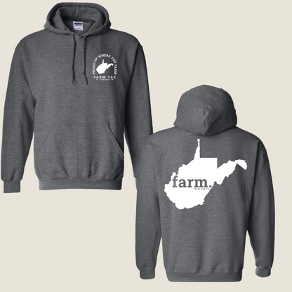 West Virginia FARM Casual Hoodie