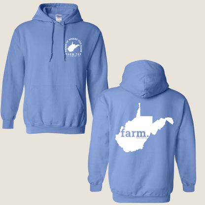 West Virginia FARM Casual Hoodie