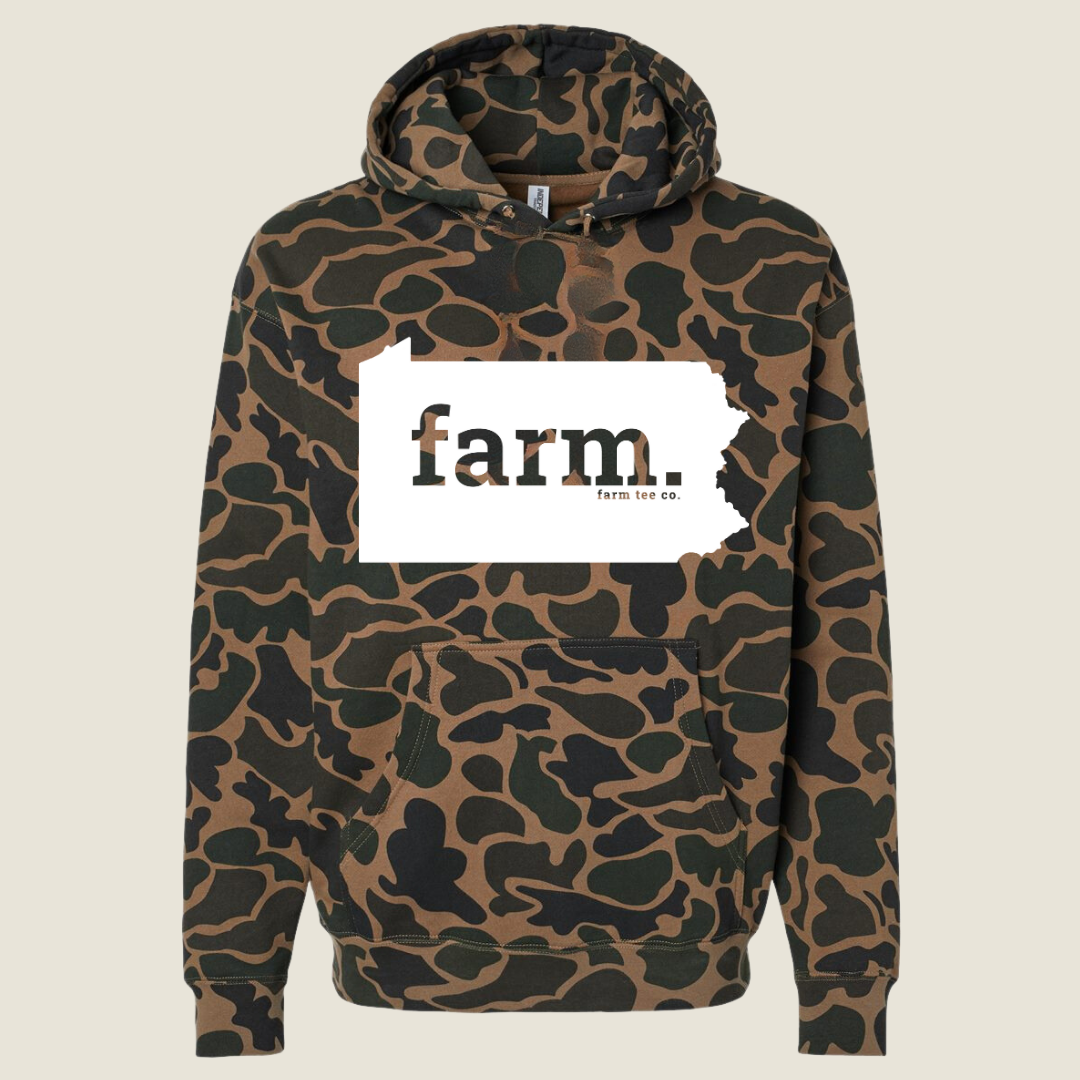 Pennsylvania FARM Camo Hoodie