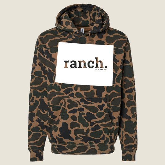 Colorado RANCH Camo Hoodie