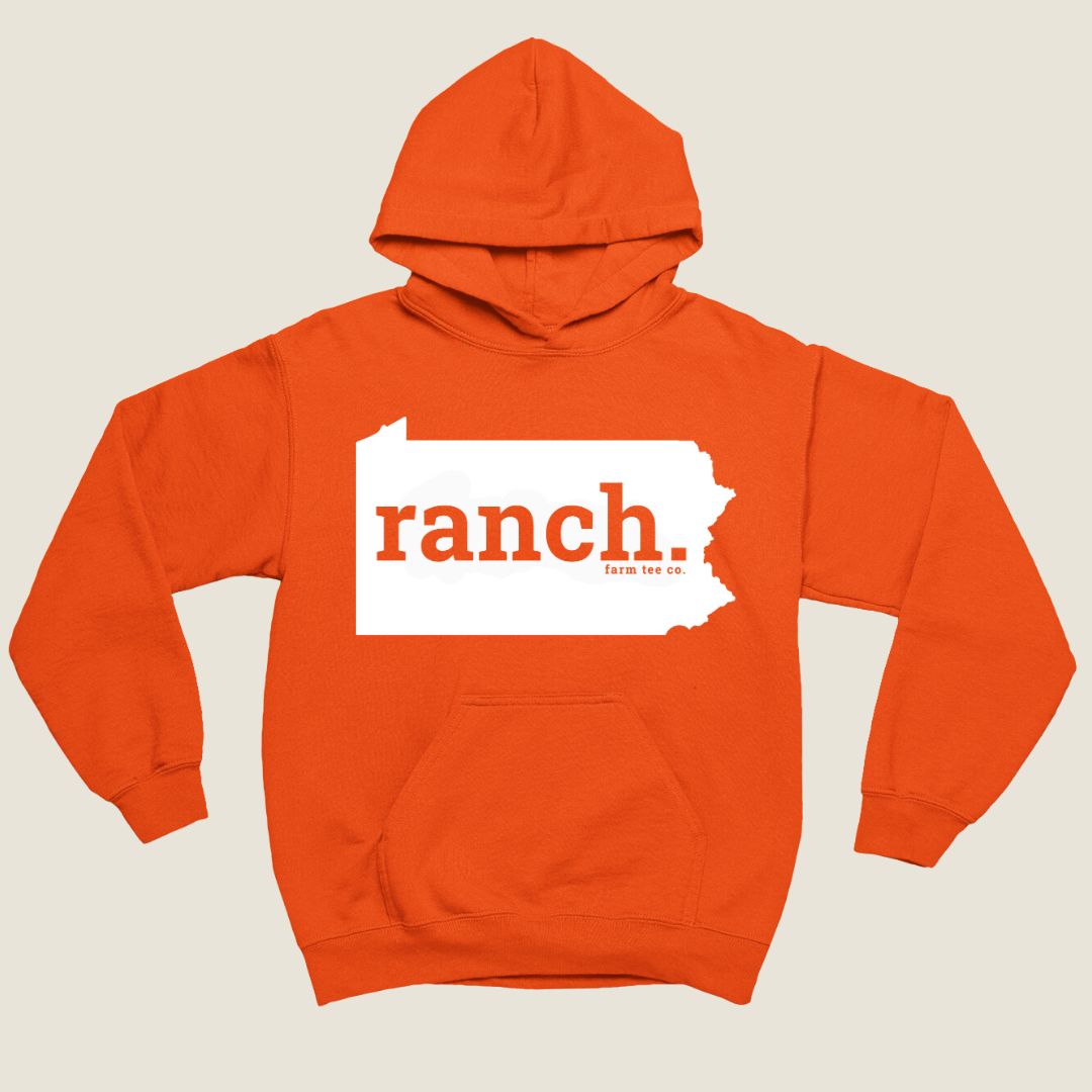 Pennsylvania RANCH Safety Orange Hoodie