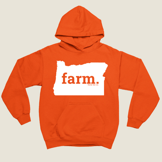 Oregon FARM Safety Orange Hoodie