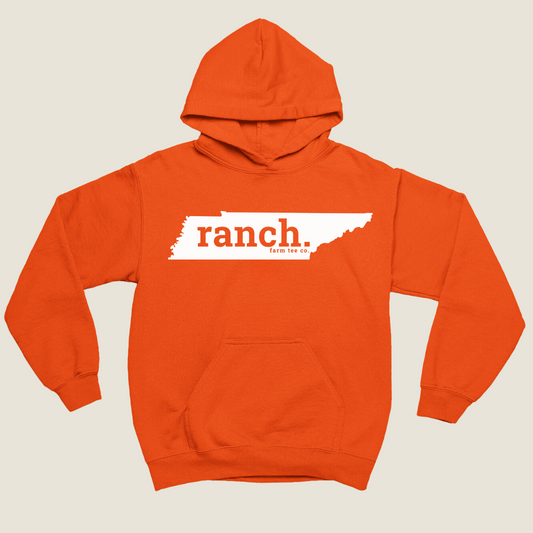 Tennessee RANCH Safety Orange Hoodie