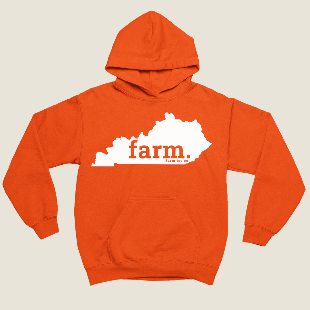 Kentucky FARM Safety Orange Hoodie