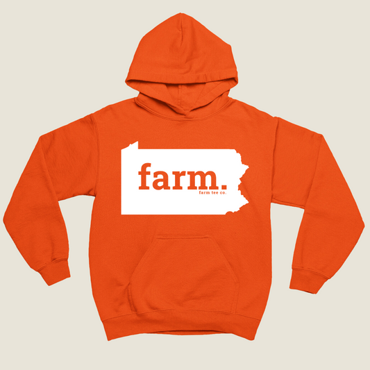 Pennsylvania FARM Safety Orange Hoodie