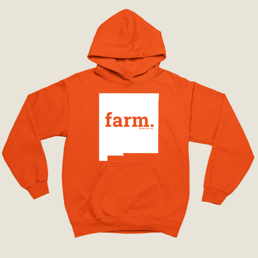 New Mexico FARM Safety Orange Hoodie