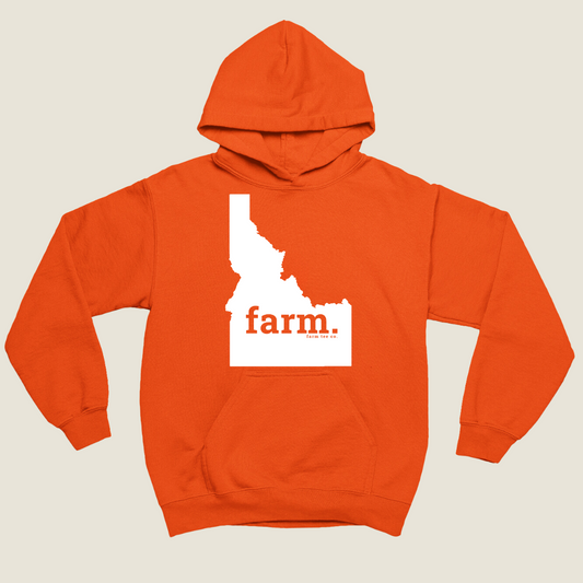 Idaho FARM Safety Orange Hoodie