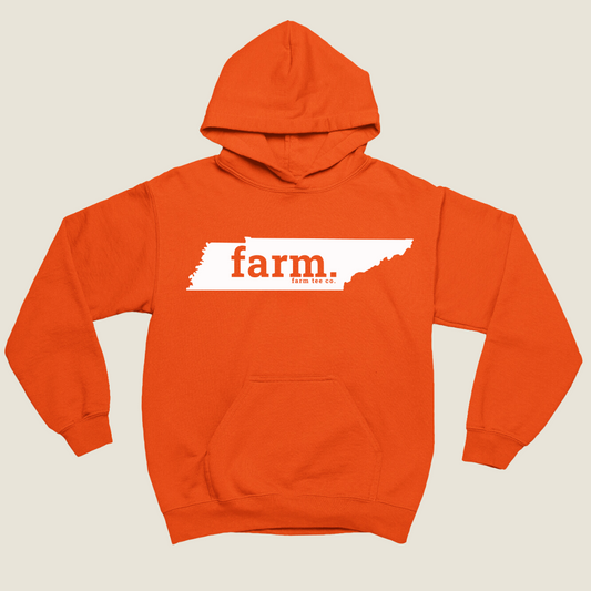 Tennessee FARM Safety Orange Hoodie