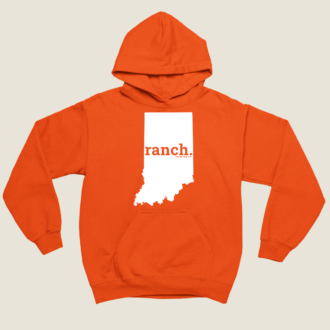 Indiana RANCH Safety Orange Hoodie