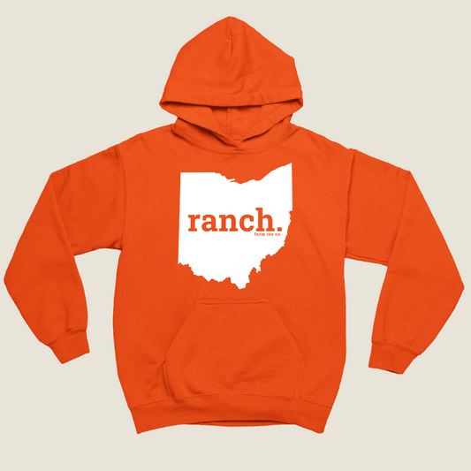 Ohio RANCH Safety Orange Hoodie
