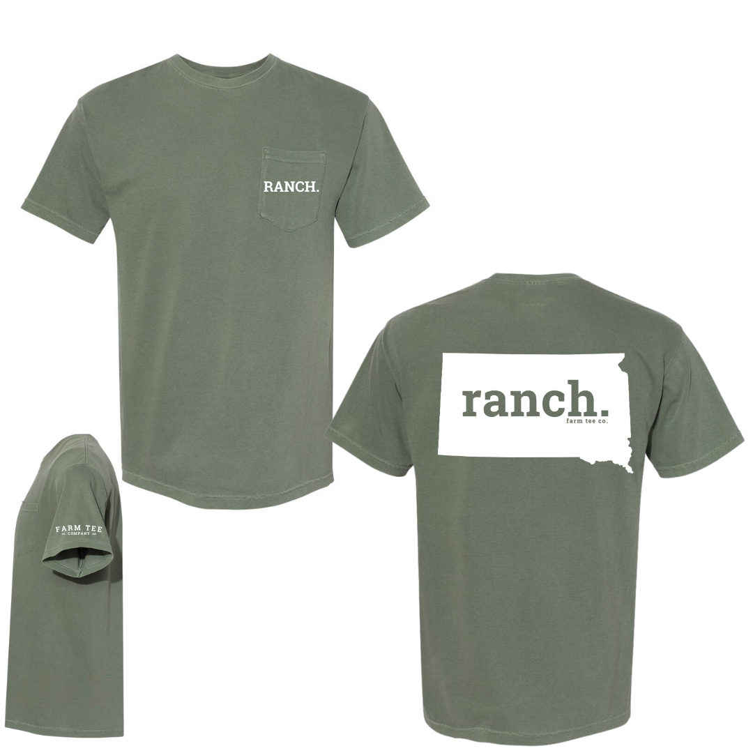 South Dakota RANCH Pocket Tee