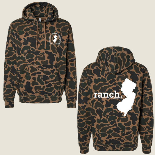 New Jersey RANCH Casual Camo Hoodie