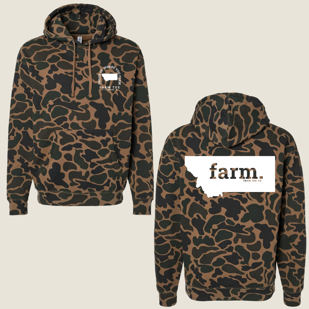 Montana FARM Casual Camo Hoodie