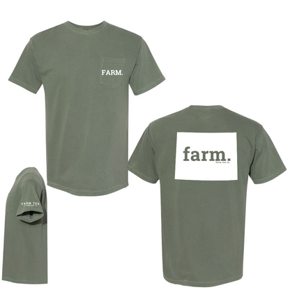 Wyoming FARM Pocket Tee