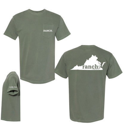 Virginia RANCH Pocket Tee