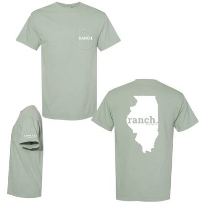 Illinois RANCH Pocket Tee