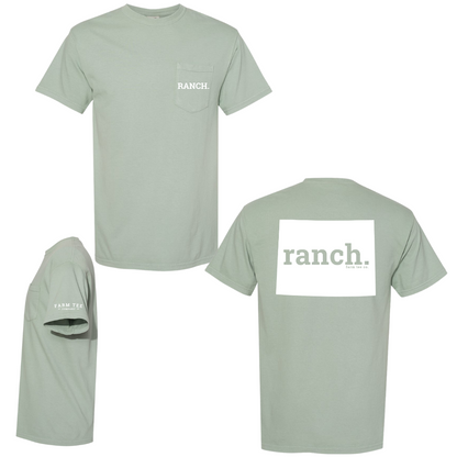 Wyoming RANCH Pocket Tee