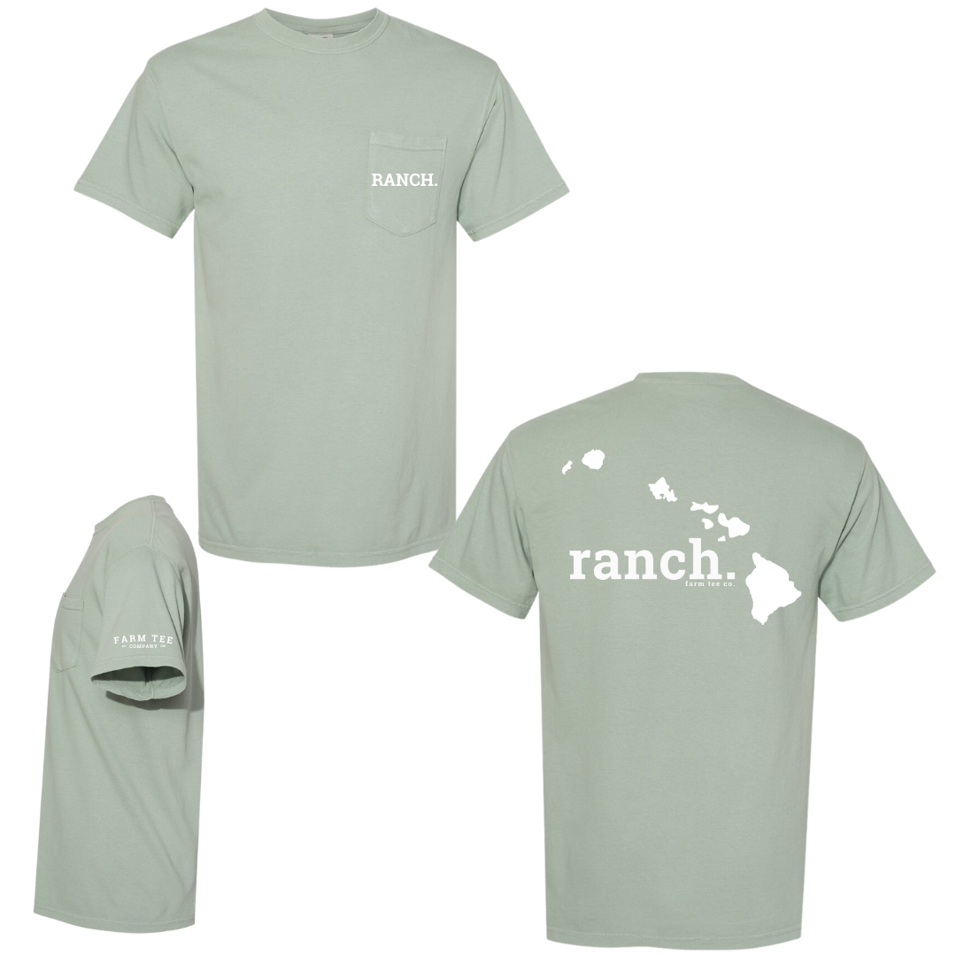 Hawaii RANCH Pocket Tee