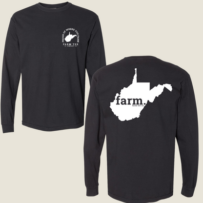 West Virginia FARM Casual Long Sleeve Tee